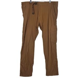 Prana Men's Zion Stretch Pants 40x32 Cargo Nylon Brown Hiking Outdoors‎ Gorpcore